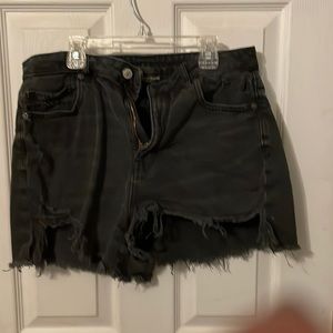 American eagle black shorts